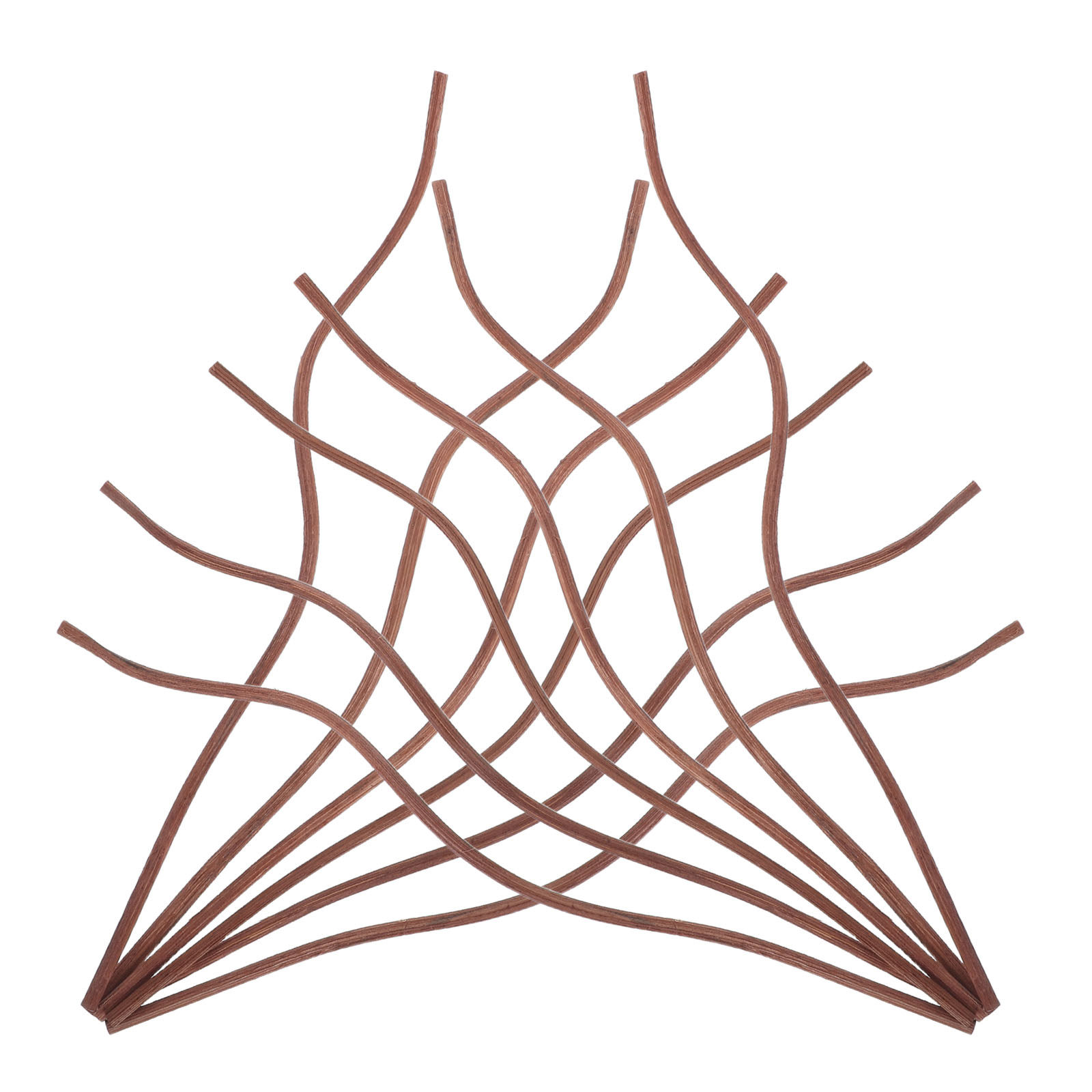 Home Fragrance Reed Diffuser Refill - 50 قطعة من أعواد الروطان المتموجة
