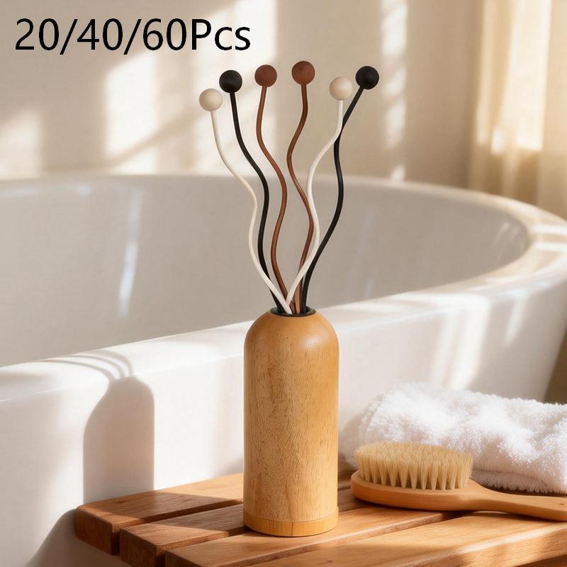 Home Fragrance Reed Diffuser Refill - عيدان خشبية مموجة من الخيزران لتعطير