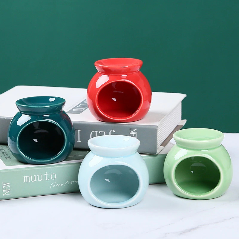 Home Fragrance Oil Burner - مبخرة بورسلين للزيوت العطرية، حامل شموع