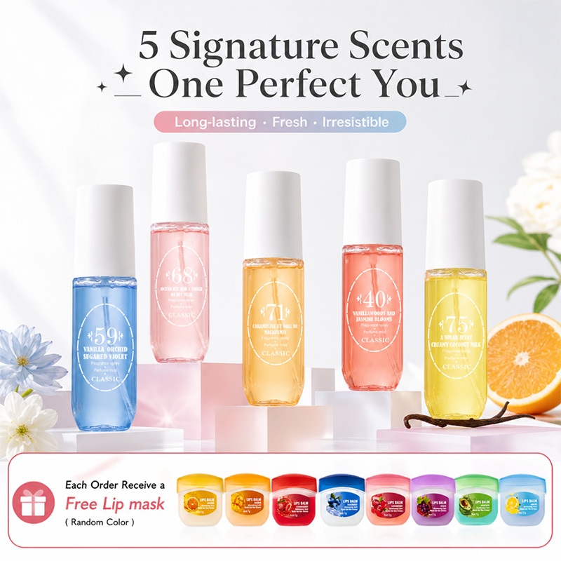 Home Fragrance Jasmine - رذاذ عطر للجسم بـ 5 روائح: