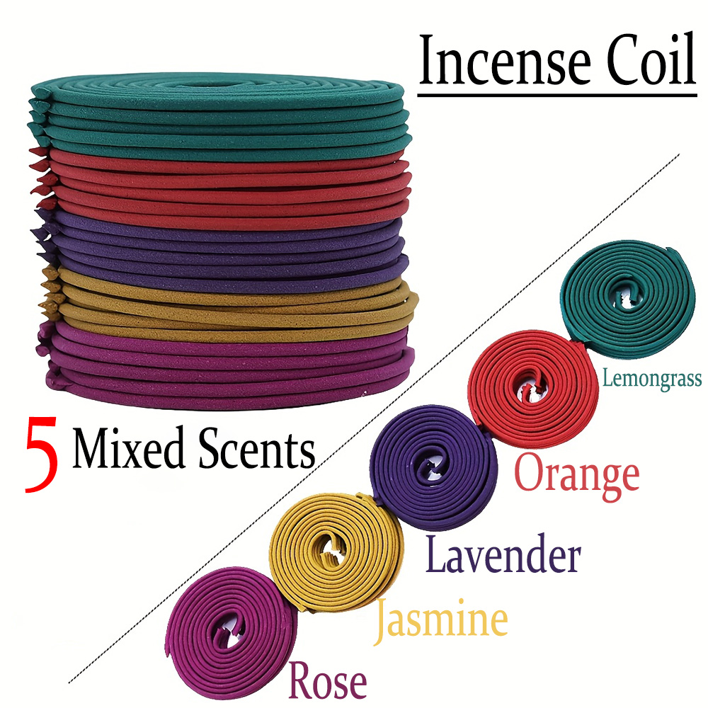 Home Fragrance Set - مجموعة بخور حلزونية كلاسيكية عالية الجودة،