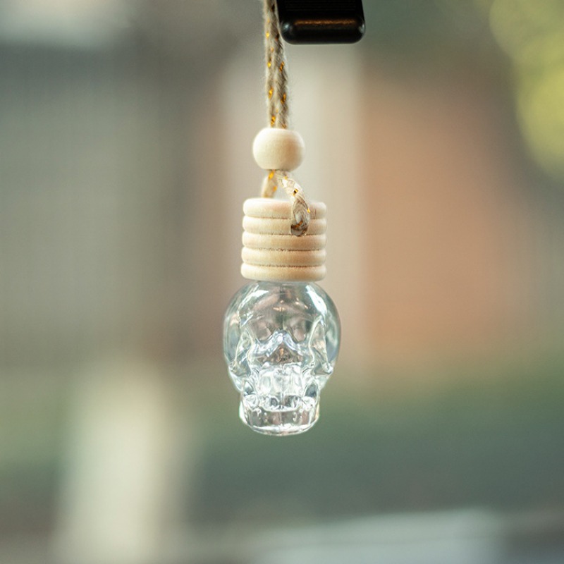 Home Fragrance Bottle - زجاجة عطر جمجمة سيارة ، زجاجة