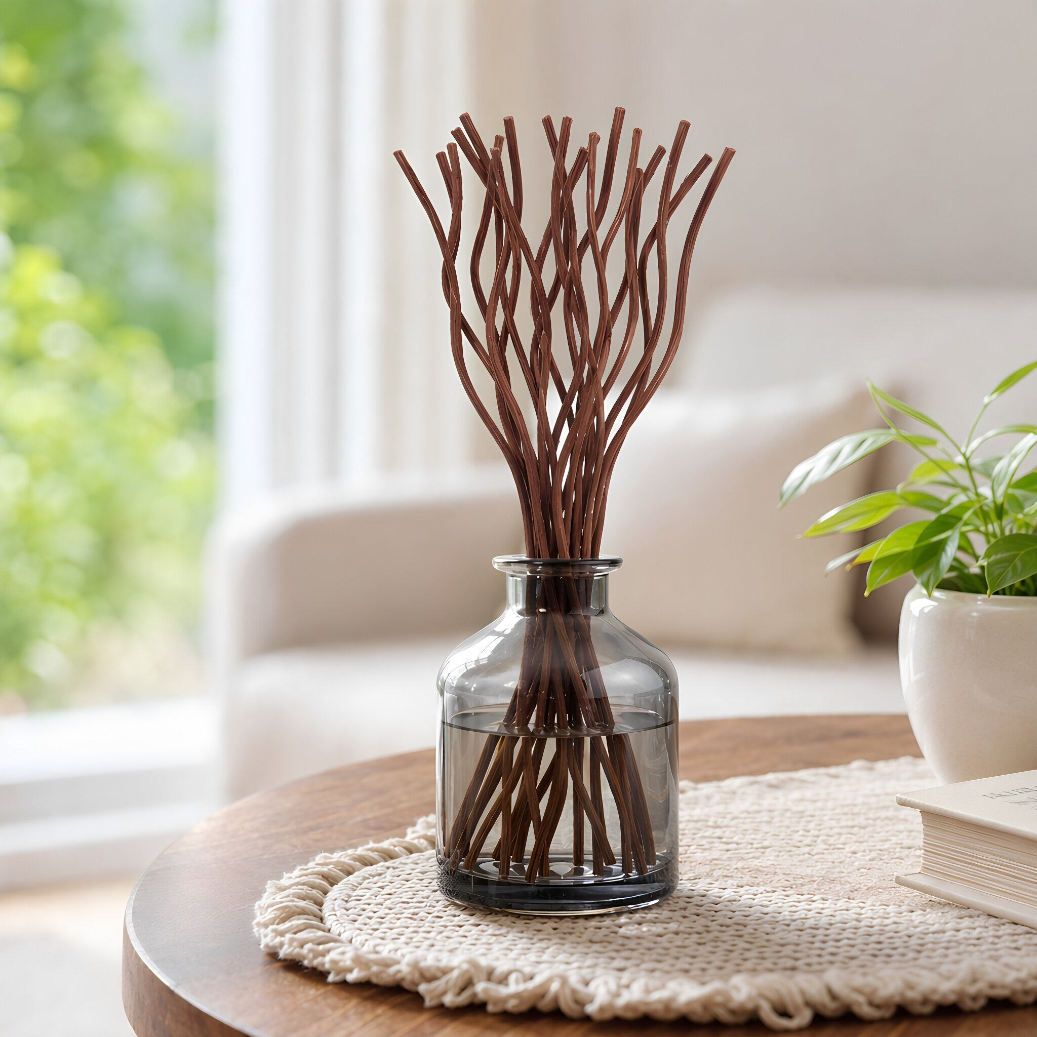 50 قطعة من أعواد الروطان المتم - مراجعة Home Fragrance Reed Diffuser Refill وسعره
