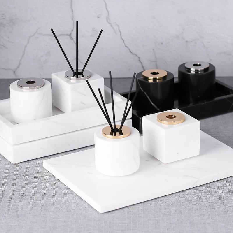 زجاجة عطرية رخامية بدون لهب، ز - مراجعة Home Fragrance Bottle وسعره