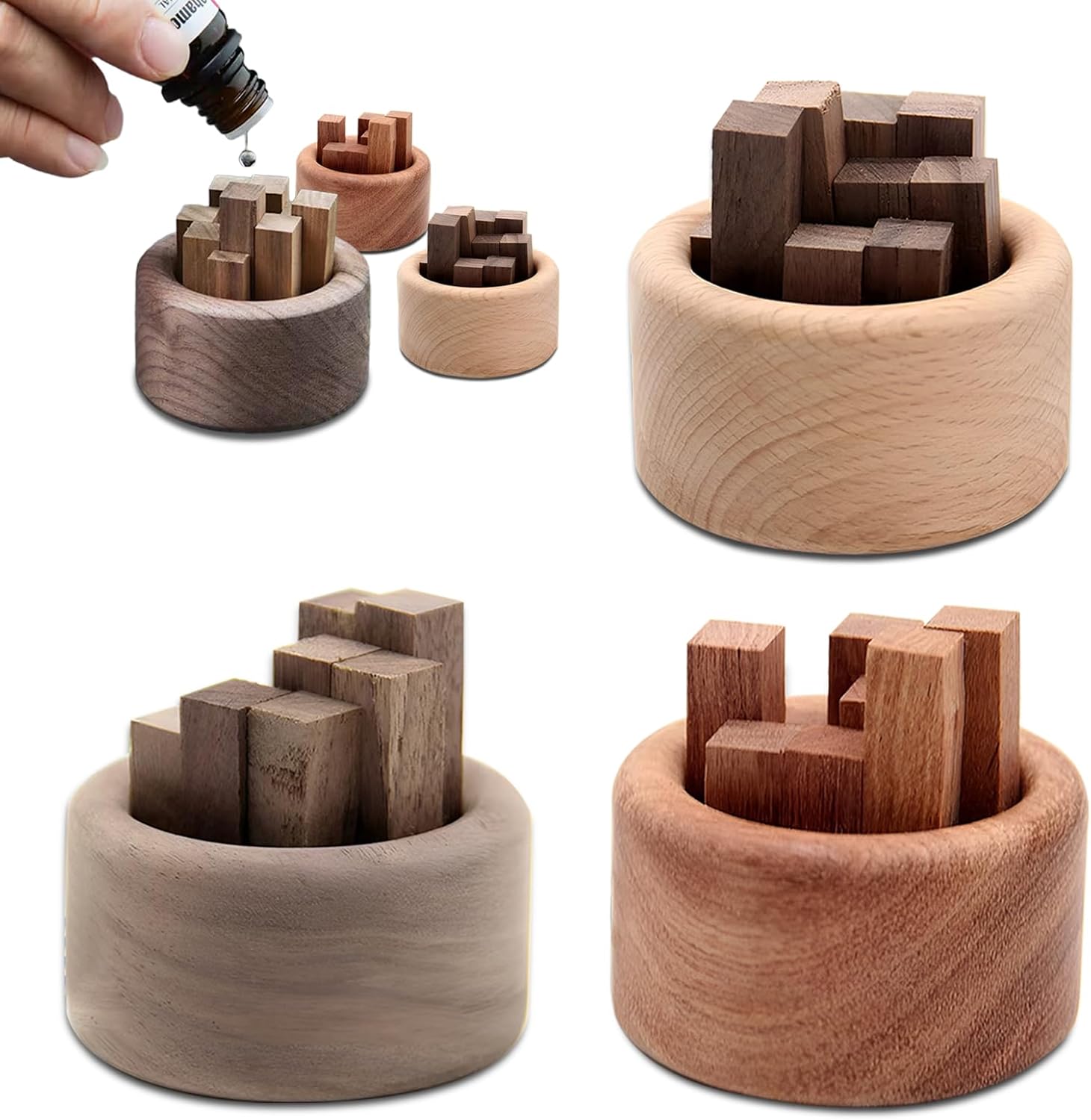 1/3 قطعة مجموعة ناشر الزيوت ال - مراجعة Home Fragrance Set وسعره