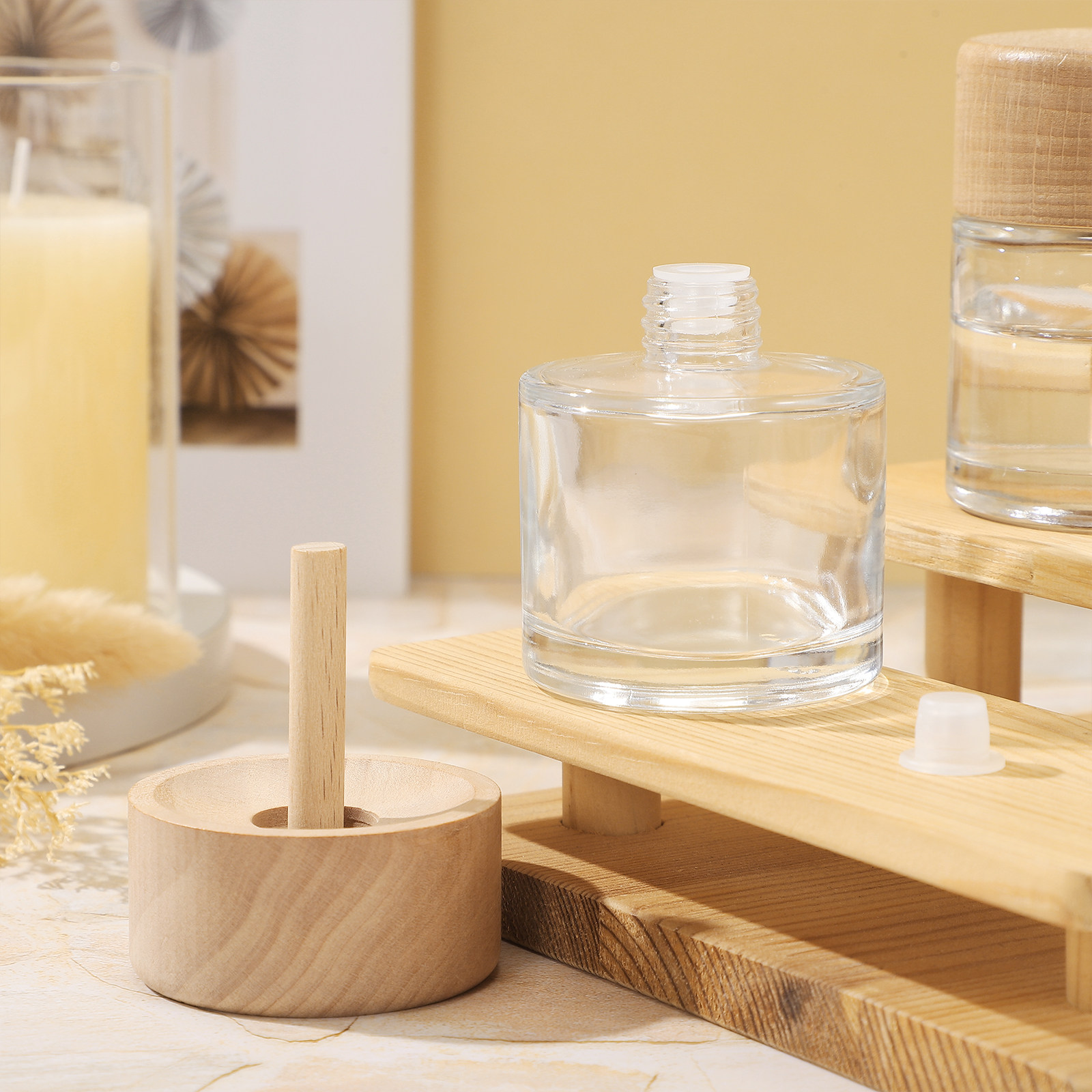 زجاجتان شفافتان لمعطر الغرفة،  - مراجعة Home Fragrance Bottle وسعره