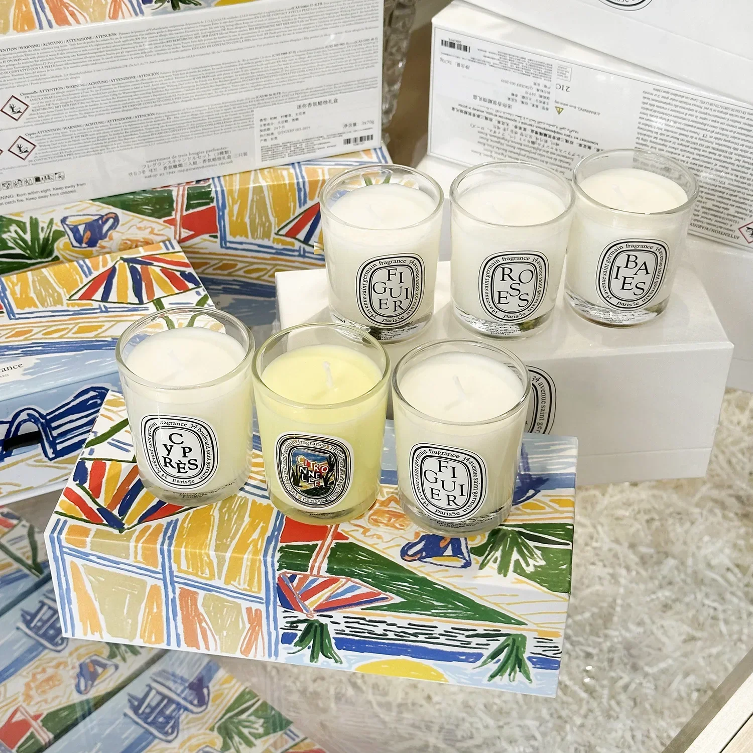 شمعة عطرية، شموع معطرة بالنبات - مراجعة Home Fragrance In French وسعره
