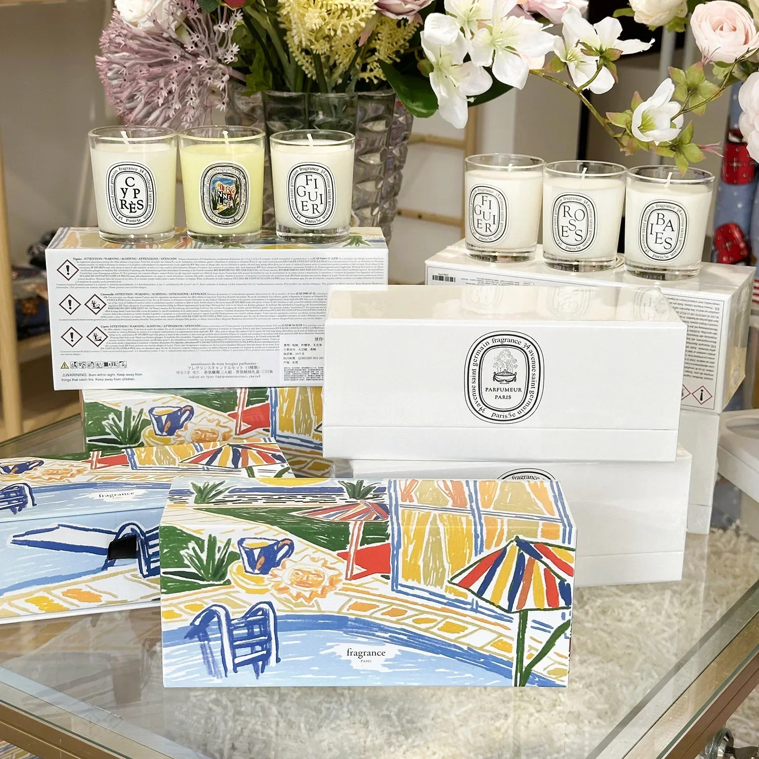 شمعة عطرية، شموع معطرة بالنبات - مراجعة Home Fragrance In French وسعره
