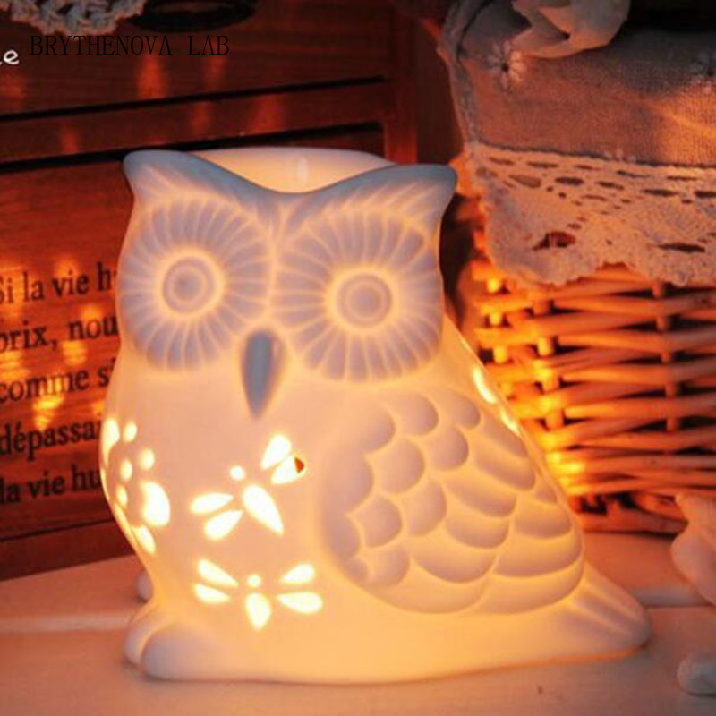 مبخرة بورسلين مجوفة على شكل بو - مراجعة Home Fragrance Oil Burner وسعره