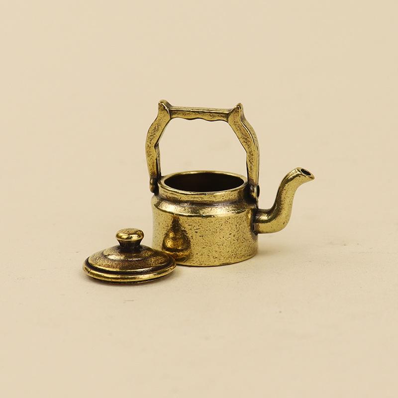 إبريق شاي نحاسي عتيق صغير بحجم - مراجعة Home Fragrance Miniso وسعره