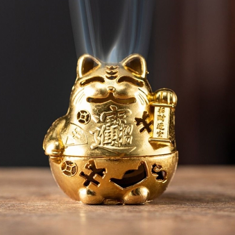 أنماط مجوفة محظوظ القط البخور  - مراجعة Home Fragrance Miniso وسعره
