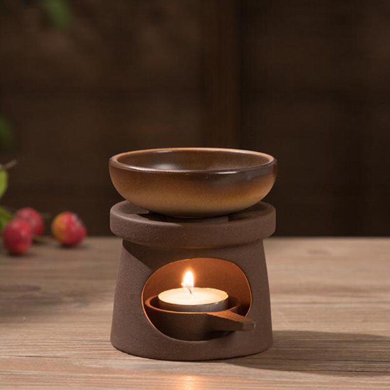 الفخار الخشن الأساسية النفط ال - مراجعة Home Fragrance Oil Burner وسعره