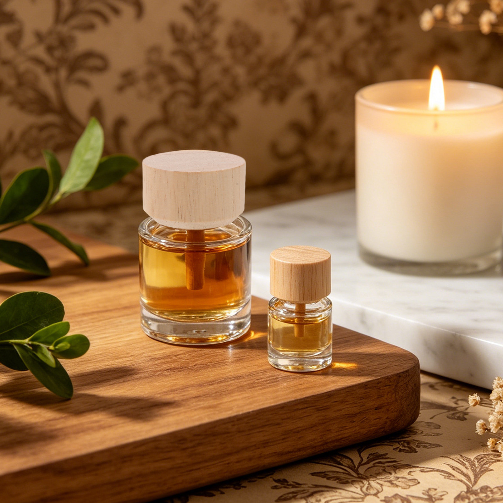 زجاجتان شفافتان من الزجاج لعطر - مراجعة Home Fragrance Bottle وسعره