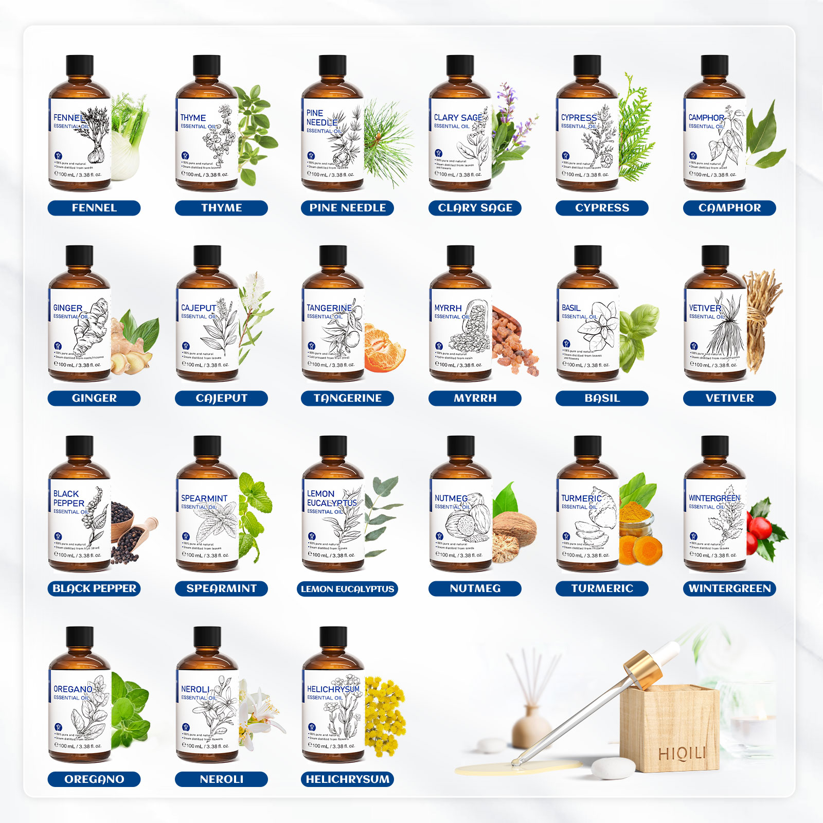 زيت عطري طبيعي 100% من هيكيلي، - مراجعة Home Fragrance Units وسعره